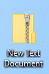 Windows 10 zip folder icon.
