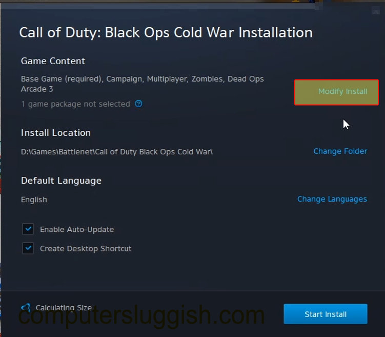 call of duty cold war ps4 campaign not installed