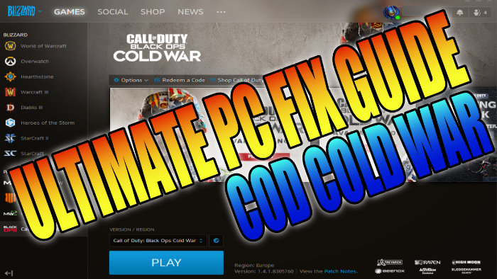 call of duty cold war pc version