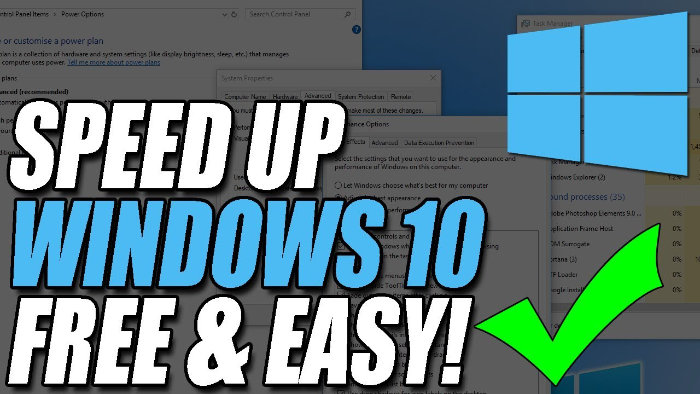 Speed up Windows 10 free and easy.