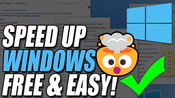 Speed up Windows free and easy.