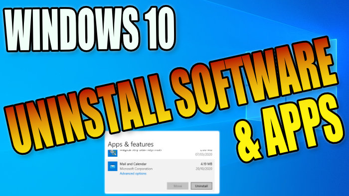 How To Uninstall Apps On Windows 10 - ComputerSluggish