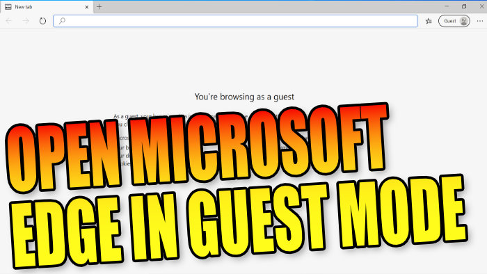 How To Open Microsoft Edge In Guest Mode Computersluggish - removal of guest mode roblox