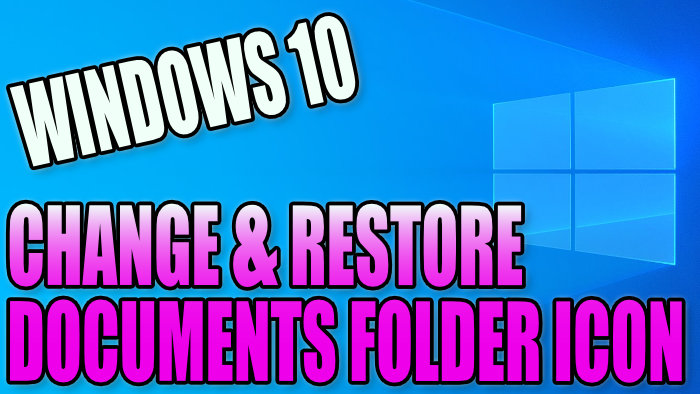 restore documents folder windows 10