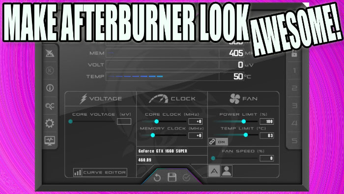 Make Afterburner look awesome.