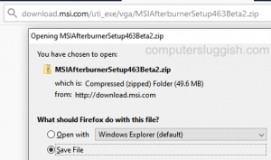 how to add msi afterburner to startup windows 10