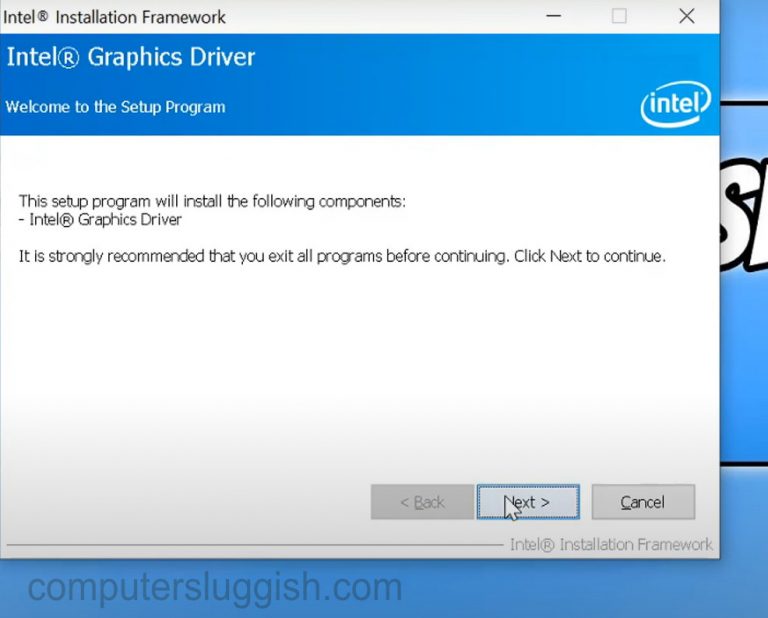 Intel Graphics Driver 31.0.101.4502 instal