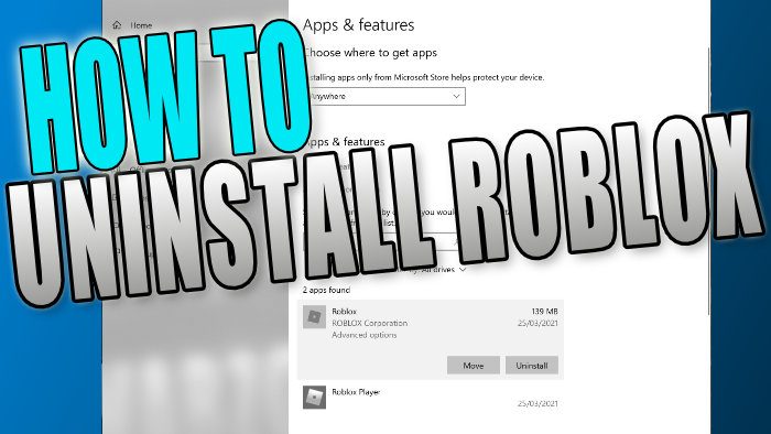 How To Uninstall Roblox From Your Pc Or Laptop Computersluggish - how do you delete roblox off your windowa 10