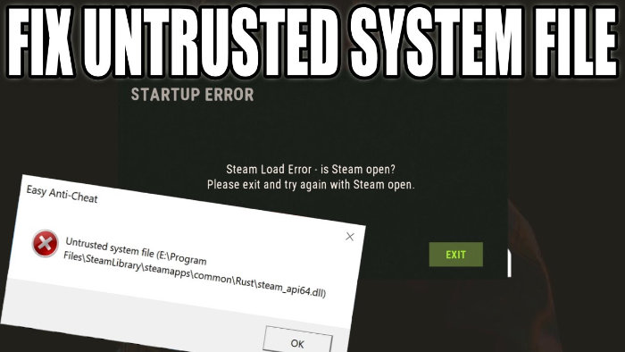 Fix Untrusted system file.