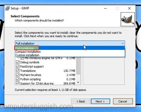 download latest version of gimp for windows 10