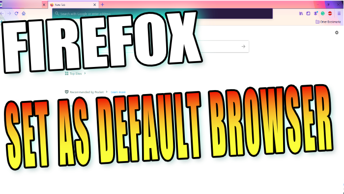 firefox default browser windows 10