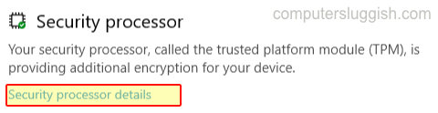How To Check TPM Version In Windows 10 - ComputerSluggish