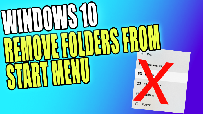 choose which folders appear on start