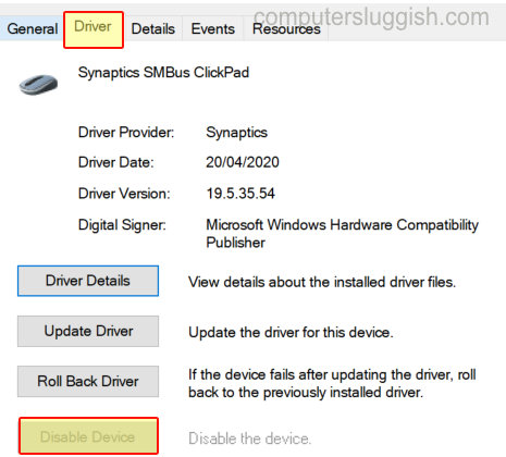 How To Disable Laptop Touchpad In Windows 10 - ComputerSluggish