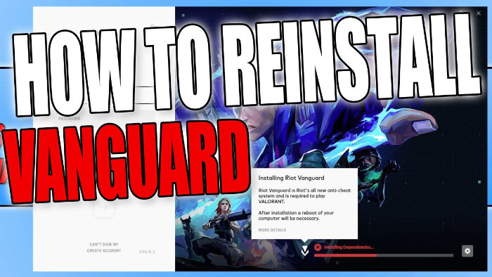 How to reinstall Vanguard