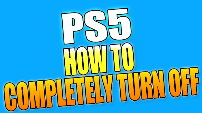 How To Turn Off The PlayStation 5 - ComputerSluggish