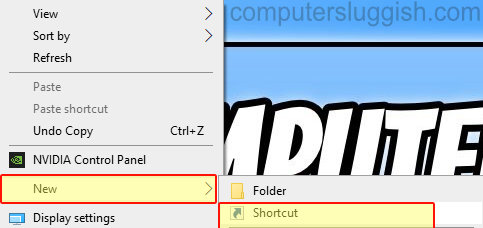 How To Add A Desktop Shortcut To A Website In Windows 10 - ComputerSluggish