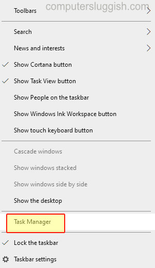taskbar always on top windows 10