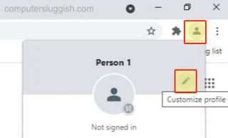 Change Your User Profile Image In Google Chrome - ComputerSluggish
