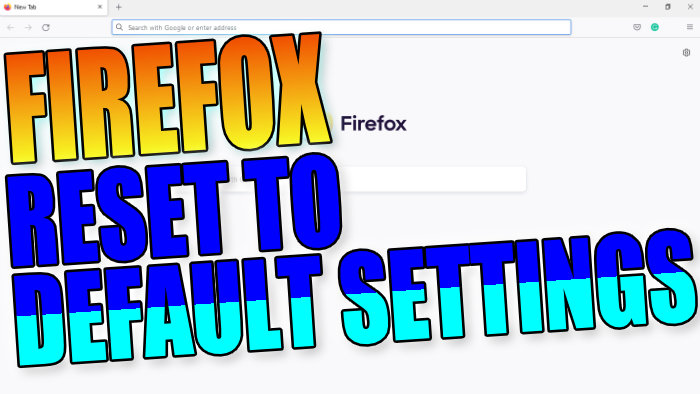 how do you refresh firefox browser