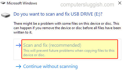fix windows 10 usb problems