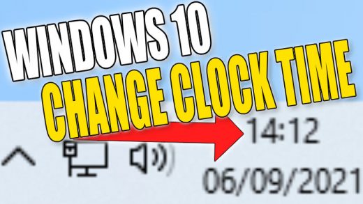 windows 10 change clock analog