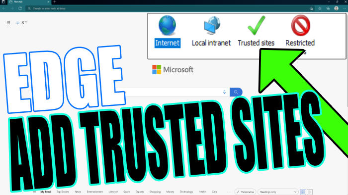 Windows 11 Edge add trusted sites