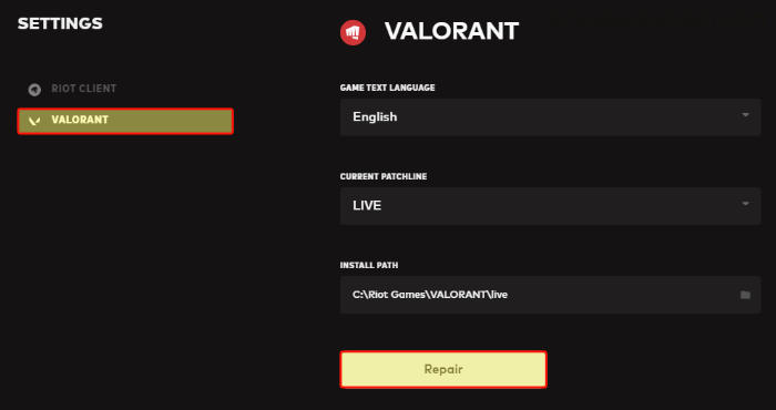 riot client valorant download