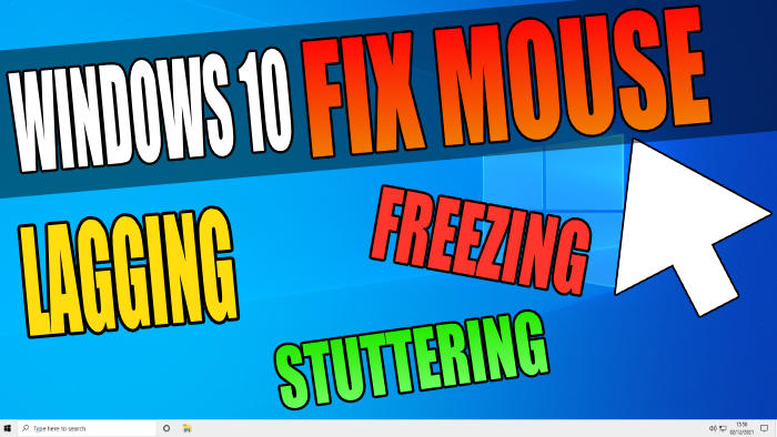 Windows 10 Fix Mouse lagging freezing and stuttering.