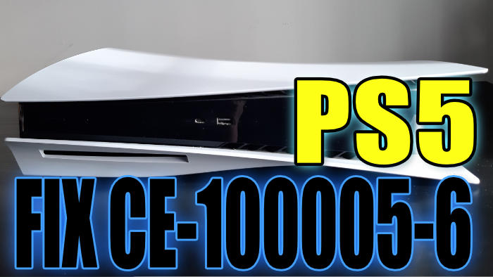 PS5 fix ce-100005-6