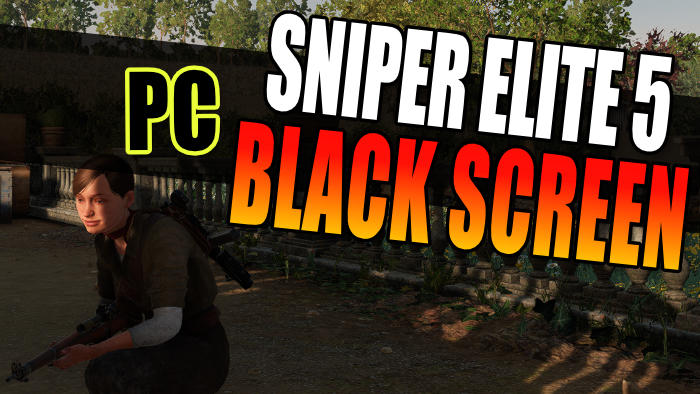 Sniper Elite 5 PC black screen
