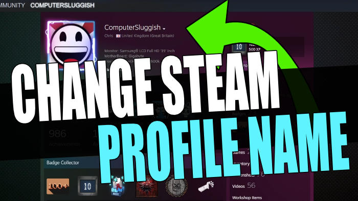Change Steam profile name