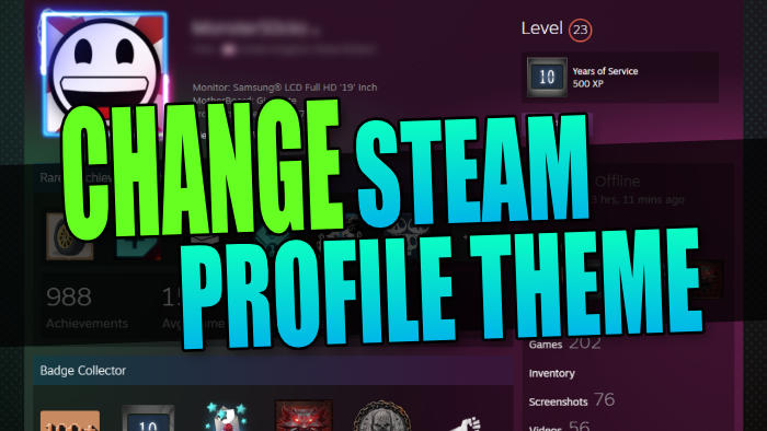 Change Steam profile theme