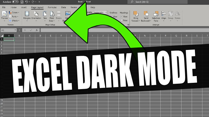 Enable Excel Dark Mode (Including Cells)