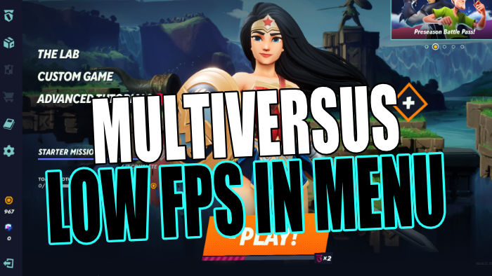 MultiVersus Low FPS In Menu On PlayStation