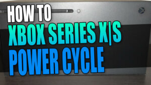 How to Xbox Series X|S power cycle