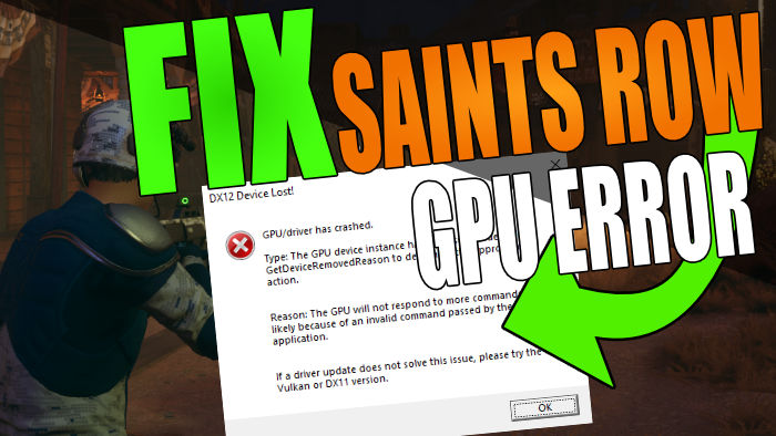 Fix Saints Row GPU error.