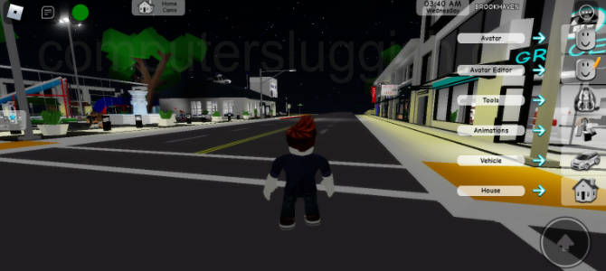 Roblox in-game screenshot on Android device.