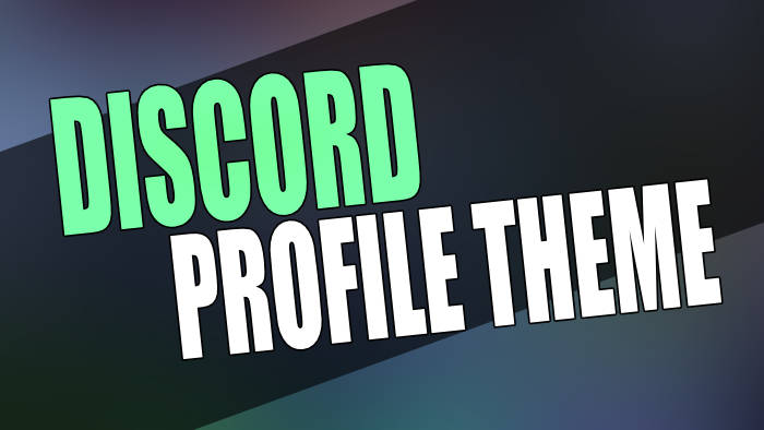 Discord Profile Theme.