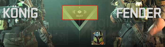 Modern Warfare 2 operators showing select a team icon.