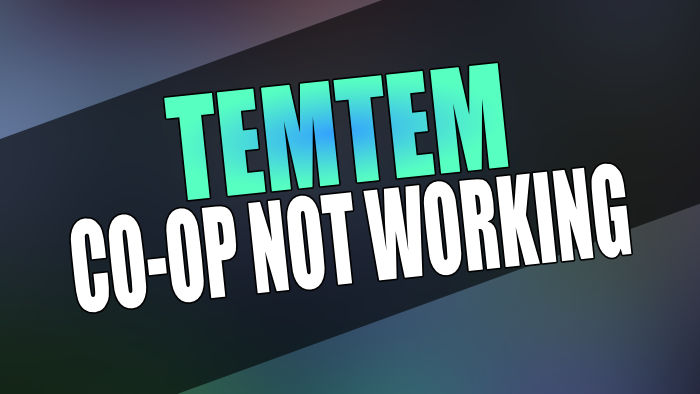 Temtem Co-op Not Working