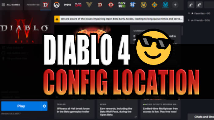 Diablo 4 config location