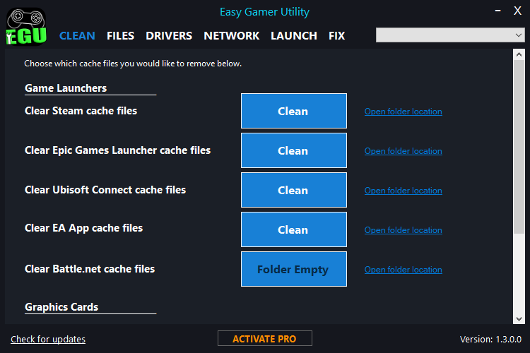 Easy Gamer Utility ComputerSluggish