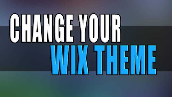 Change your Wix theme.
