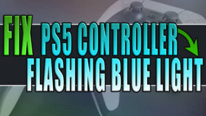 Fix PS5 controller flashing blue light.