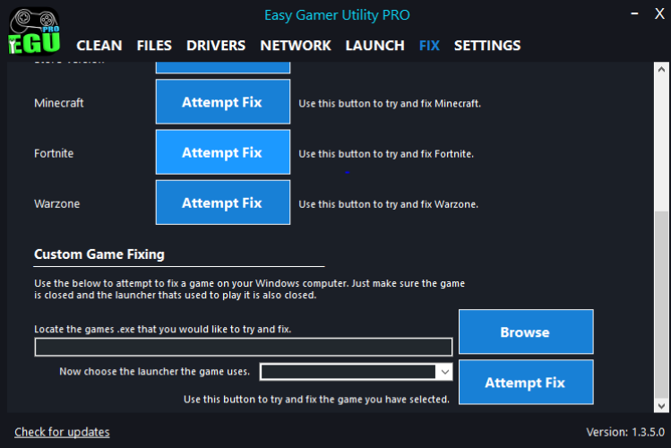 Easy Gamer Utility Pro ComputerSluggish